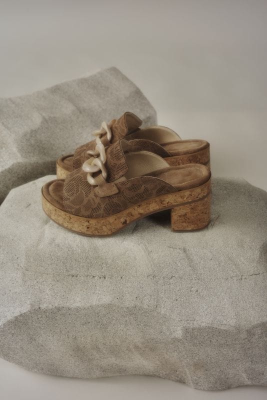 Issie Cork Sandal by Softwaves - Cest