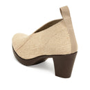 Jill Linen Pump - Charleston Shoe Co.