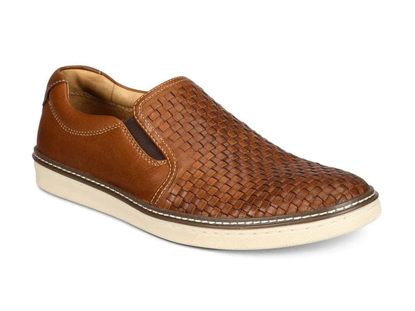 Johnston & Murphy McGuffey Woven Slip On Tan