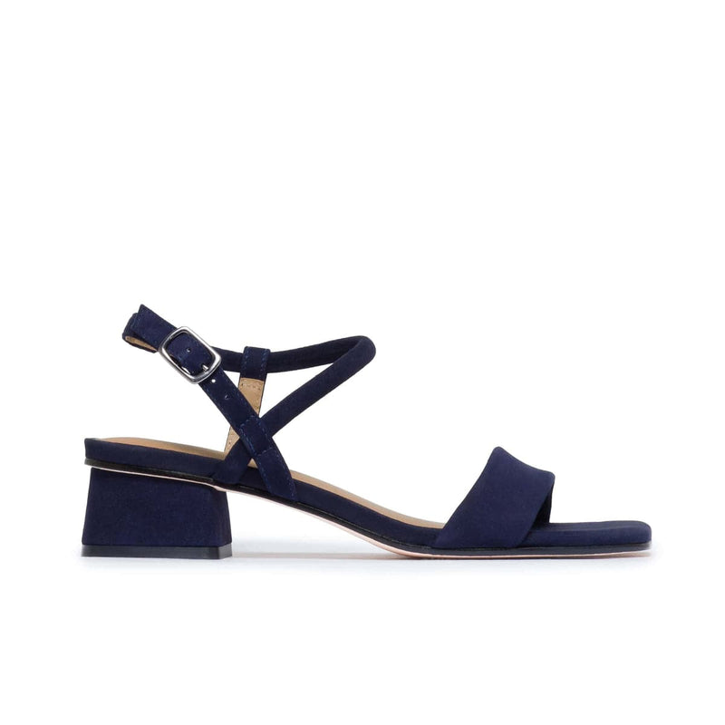 Josei Low Heel Navy Kid - Bernardo