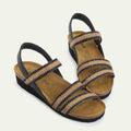 KAYLA by Naot - Jet Blk/Raffia NMO