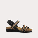KAYLA by Naot - Jet Blk/Raffia NMO