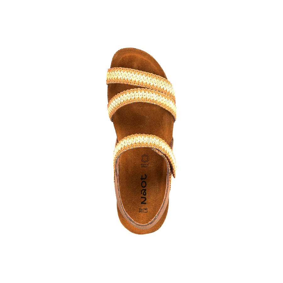 KAYLA by Naot - Latte Brown/Raffia SLC