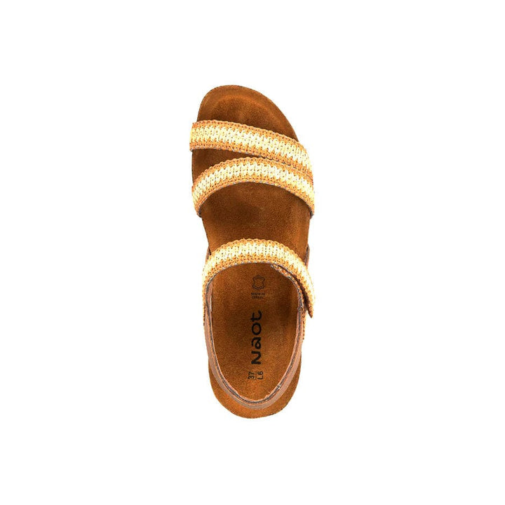 KAYLA by Naot - Latte Brown/Raffia SLC