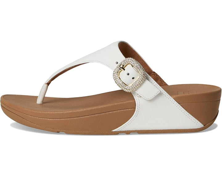 Lulu Crystal Buckle White