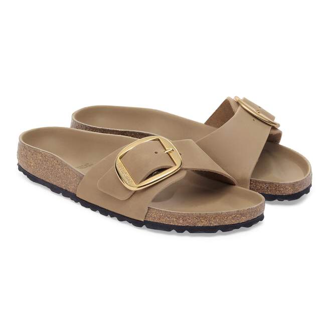 Madrid Big Buckle Tobacco Oiled Leather N