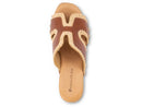 MAE RAFIA by Chocolat Blu - BROWN LEATHER