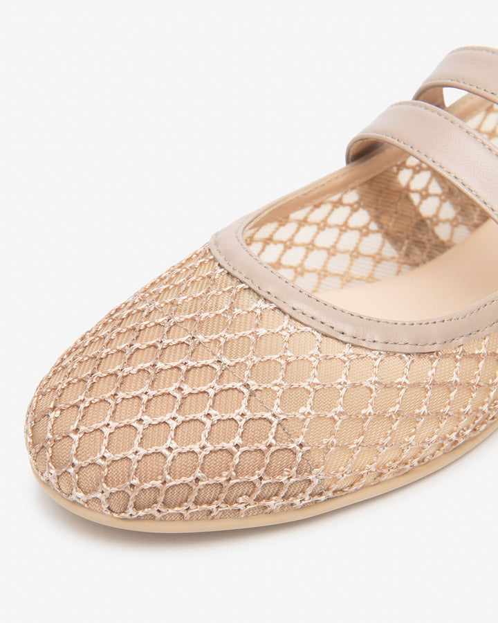 Mesh Ballet Flat by Nero Giardini - Rose Mesh