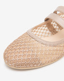 Mesh Ballet Flat by Nero Giardini - Rose Mesh