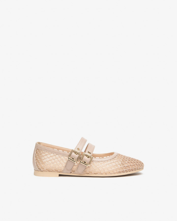 Mesh Ballet Flat by Nero Giardini - Rose Mesh