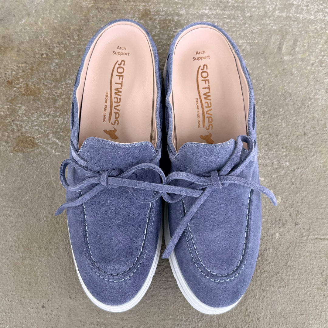 Milana Mule by Softwaves - Glacial Suede