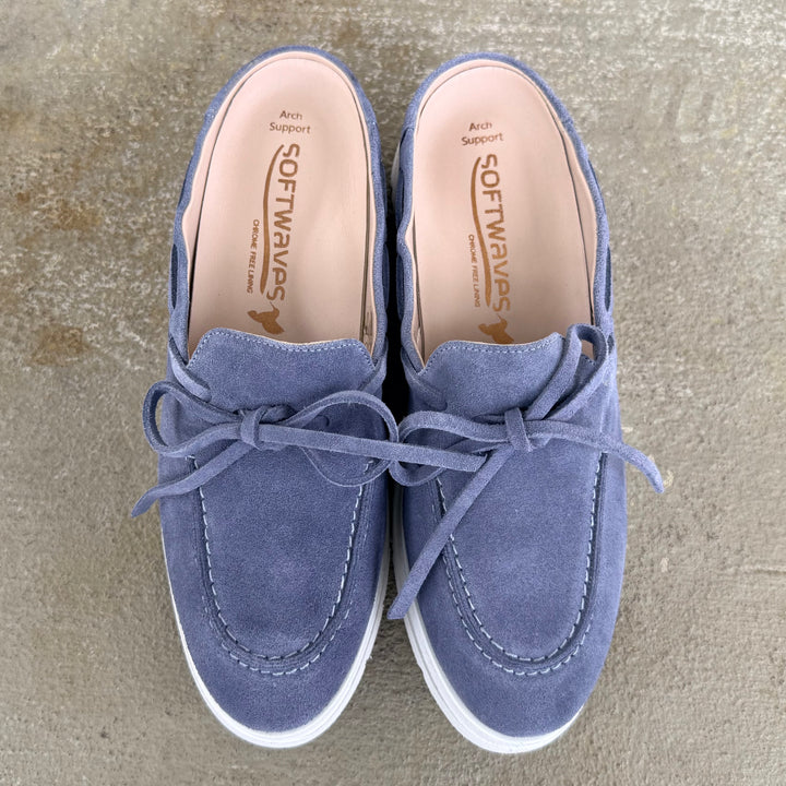 Milana Mule by Softwaves - Glacial Suede