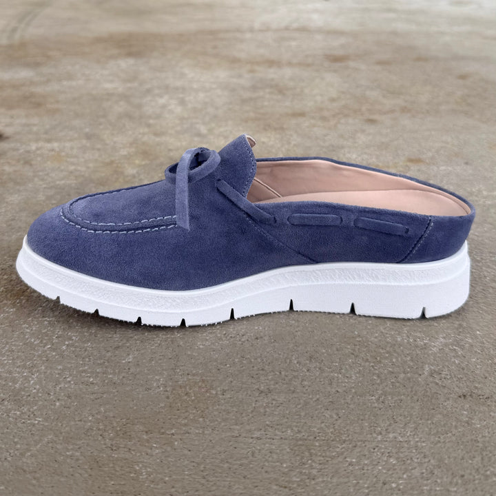 Milana Mule by Softwaves - Glacial Suede