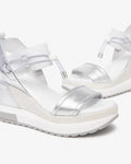 NeroGiardini Wedge 2025 Silver Metallic