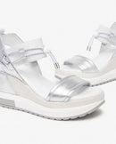 NeroGiardini Wedge 2025 Silver Metallic