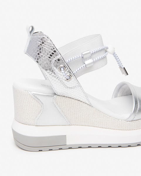 NeroGiardini Wedge 2025 Silver Metallic