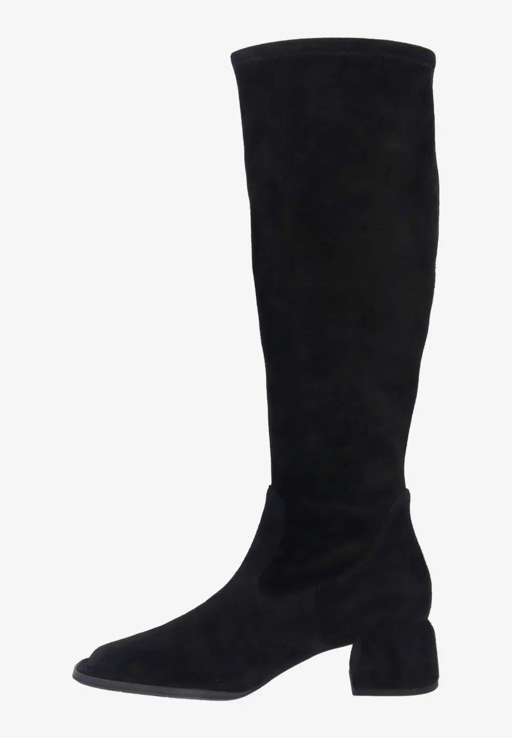 NOLITA BOOT by LDP - BLACK STRETCH SUEDE