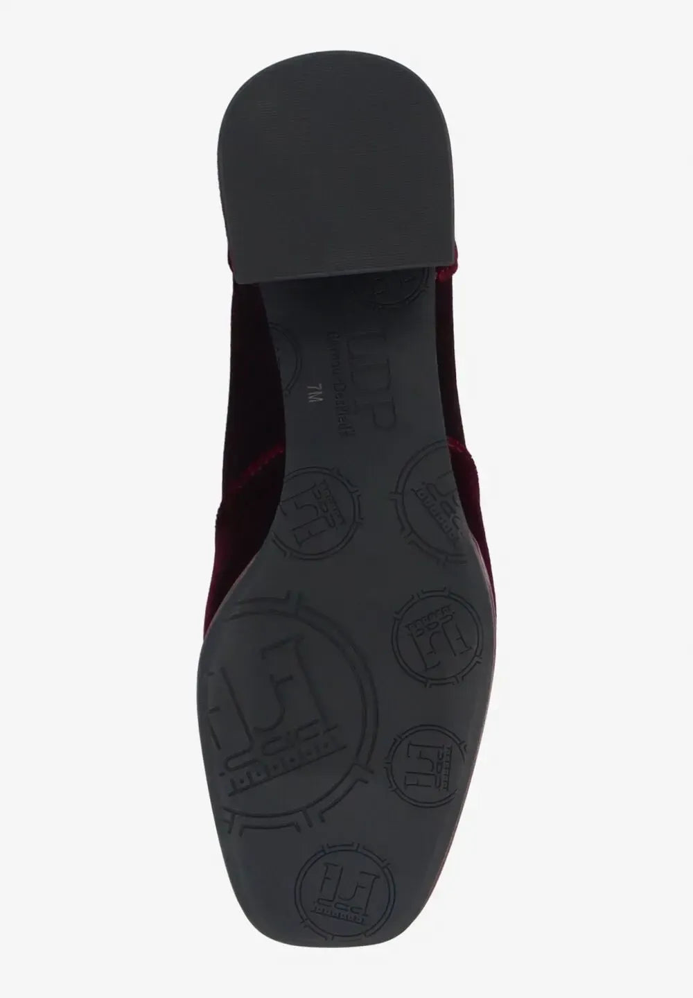 Nyvani Boot by LDP - Velvet Red Velvet