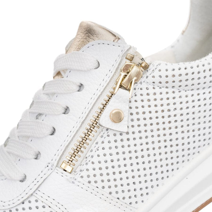 Opal Perforated side zip Sneakers by Ara