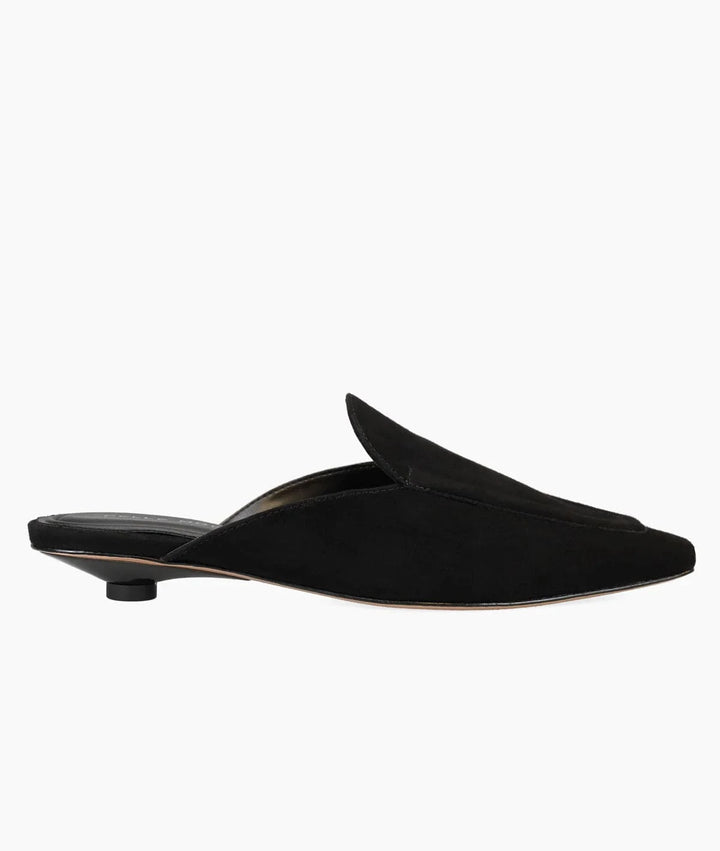 Pelle Moda Amias Black Kid Suede
