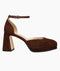 Pelle Moda Delores Espresso Kid Suede