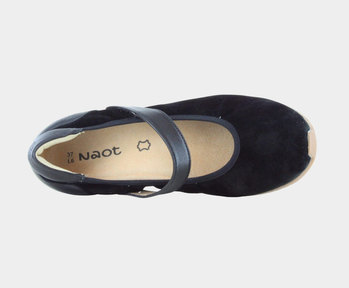 PURE by Naot - NOIR SUED COMBO