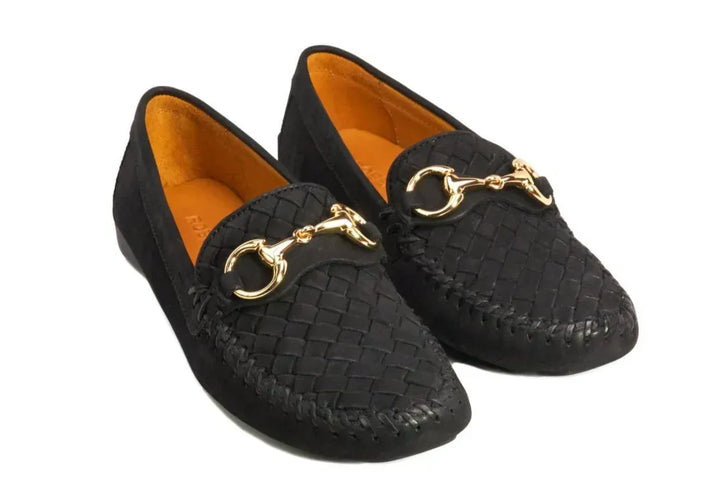 ROBERT ZUR - PERLATA Black Suede
