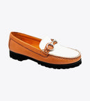 ROBERT ZUR - Soho Loafer Honey/White FINAL SALE