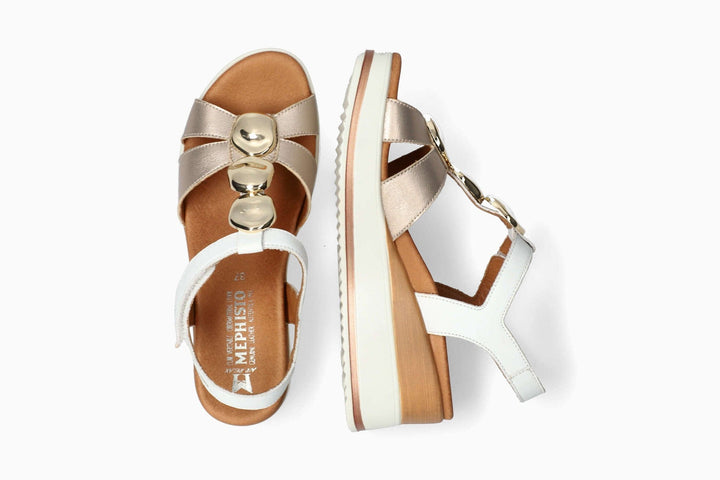 SALLIE WEDGE by Mephisto - PLATINUM CHARM