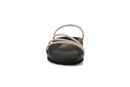 Sandal with Rhinestone Straps | SARA by Grunland - CHAMPAGNE 70