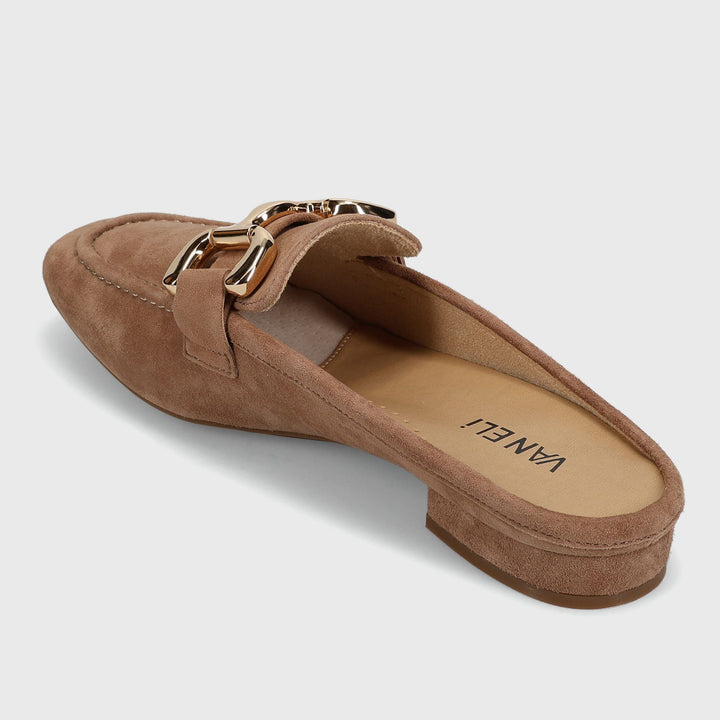 Shaine Mule by Vaneli - Military Suede