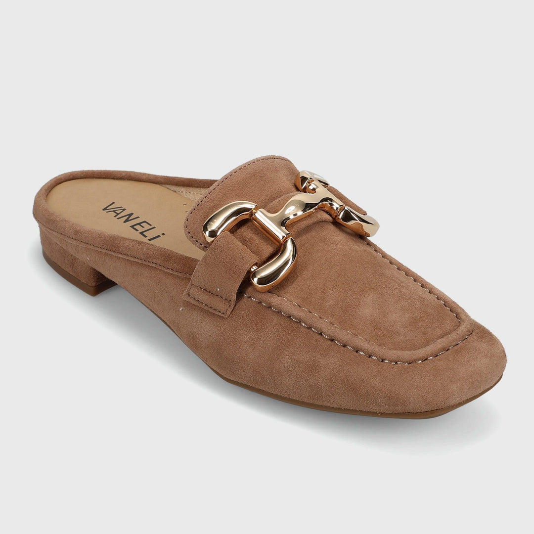 Shaine Mule by Vaneli - Military Suede