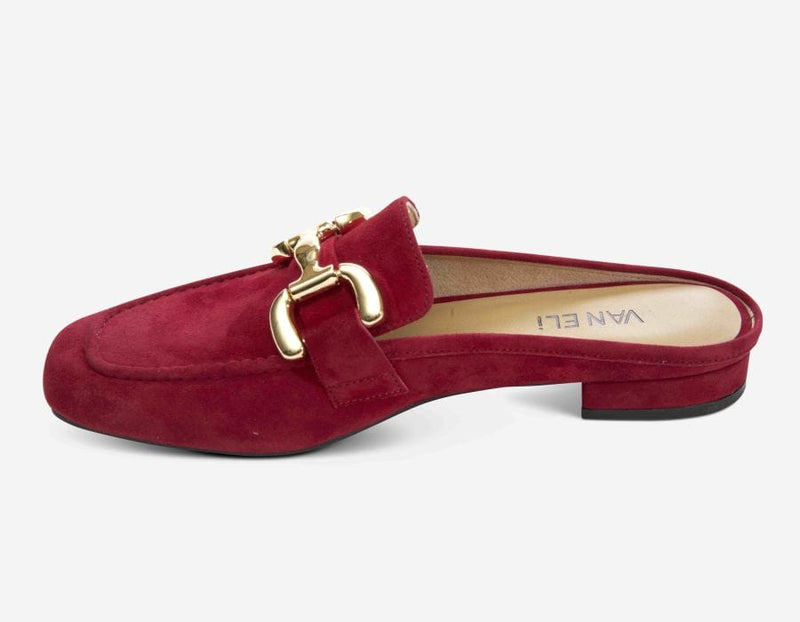 Shaine Red Suede