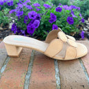 Small Circle Mule by Ezzio - Camel / Beige