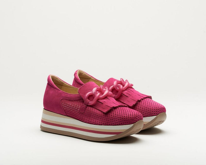 Softwaves CADIE Platform Sneaker Fuchsia