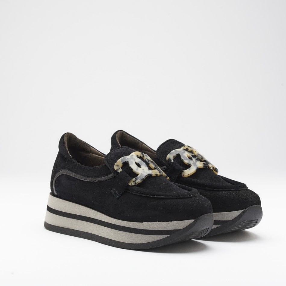 Softwaves Carine Platform Loafer Velour