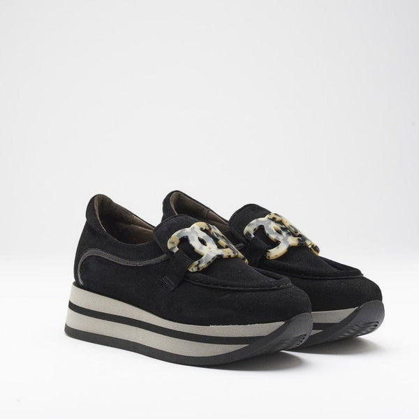 Softwaves Carine Platform Loafer Velour