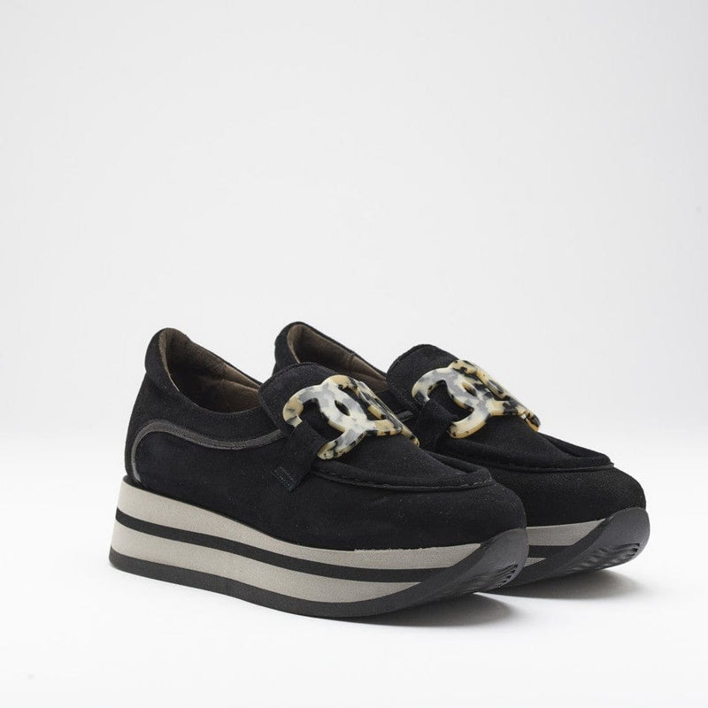 Softwaves Carine Platform Loafer Velour