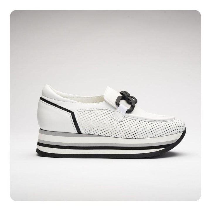Softwaves CASSIE White Platform Sneaker