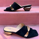 Sophisticated Mule by Ezzio - Blk Suede