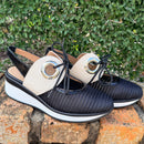 Sporty Tie by Ezzio - Black / Beige