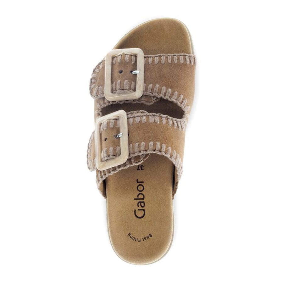 Stitch Sandal by Gabor - Camel 14