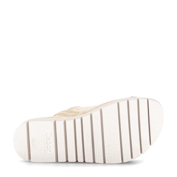 Stitch Sandal by Gabor - Metal Gold 62