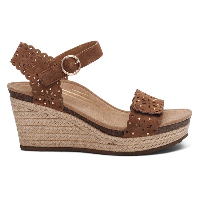 Sydney Cut by Aetrex - Cognac Cutout
