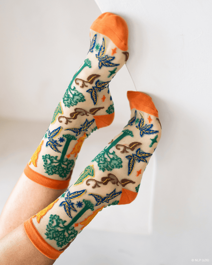 The Lord of the Rings™ Elegant Icons Shimmer Sheer Crew by Sock Candy