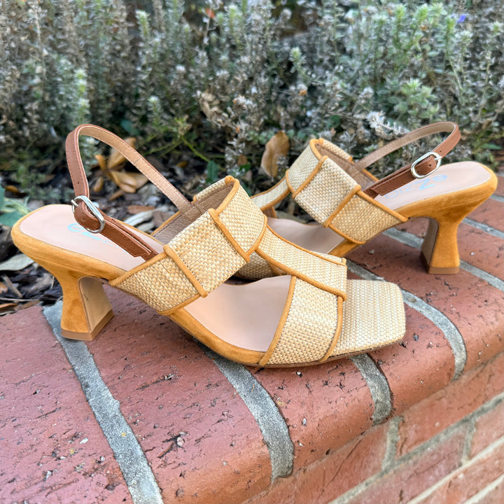 Woven Slingback by Ezzio - Camel