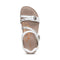 Aetrex Jillian White Quarter Strap Sandal