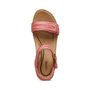 Aetrex SYDNEY Espadrille Rasberry Wedge Sandal