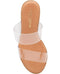 Andre Assous Gwenn Clear Wedge Sandal