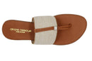 Andre Assous Nice Beige Linen Sandal